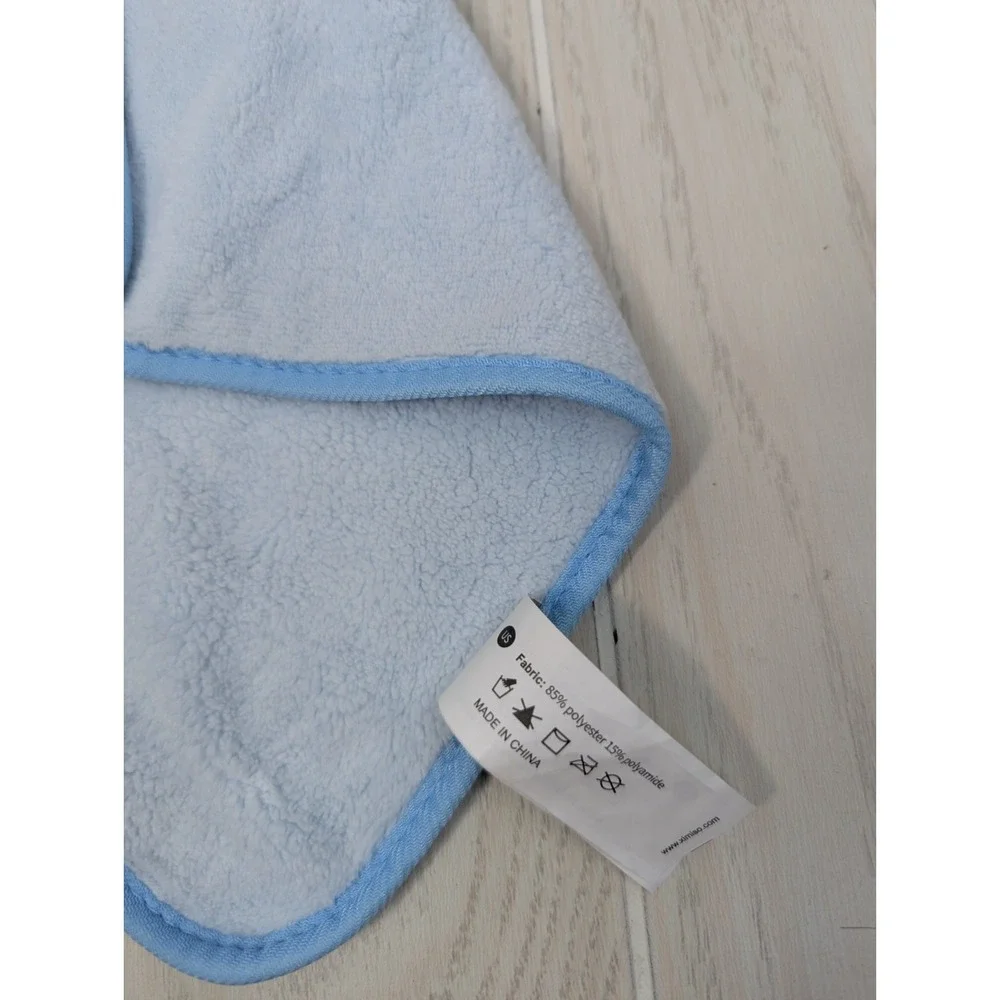 XIMI-V Fox Design Hand Towel blue child's puppet type towel